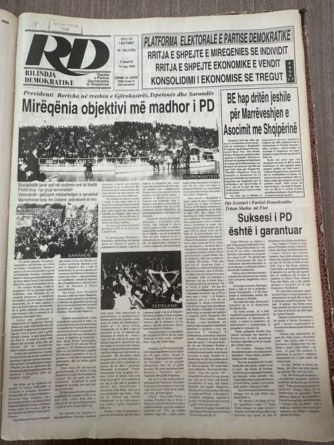 Rilindja Demokratike 1996-05-14